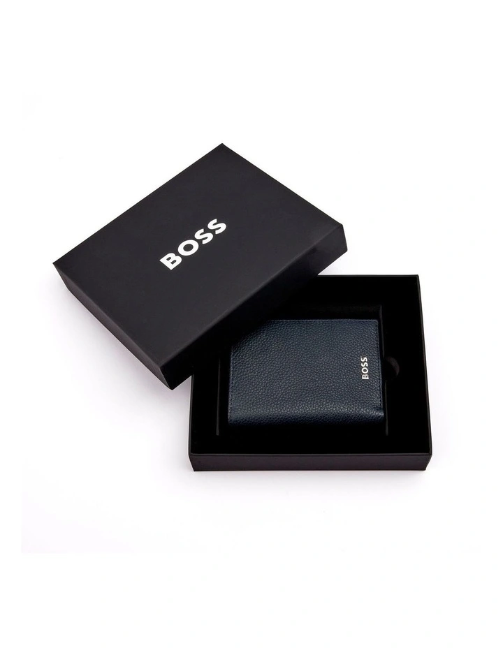 BOSS Folding card holder Classic Grained Navy image 6