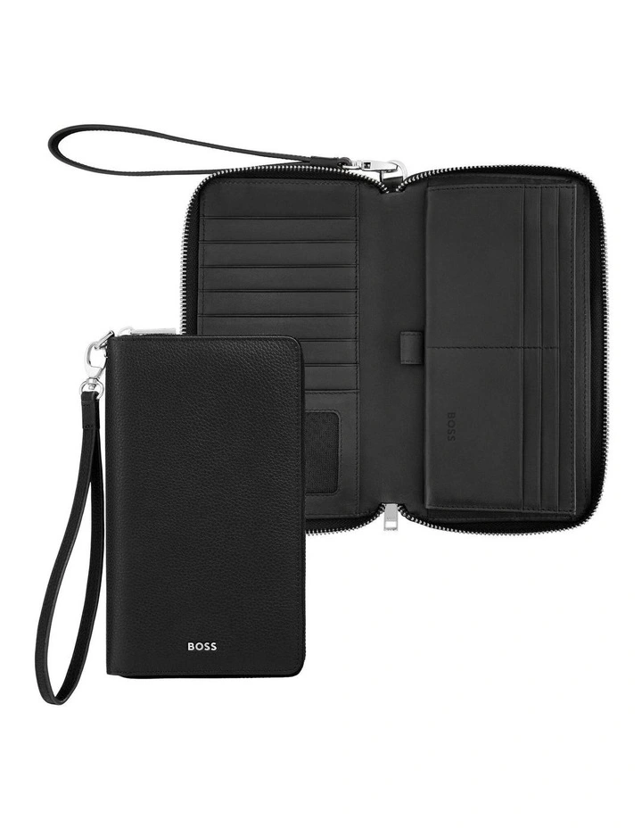 BOSS Travel Wallet Classic Grained Black image 2