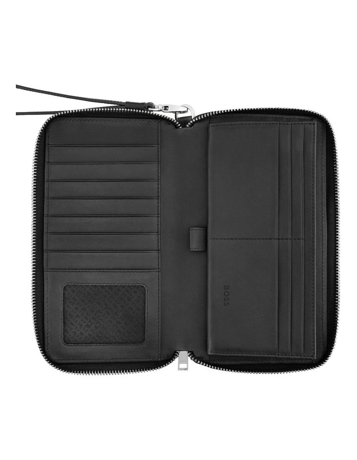 BOSS Travel Wallet Classic Grained Black image 4