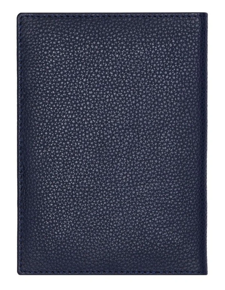 Boss Passport Holder Classic Grained Black Leather image 5