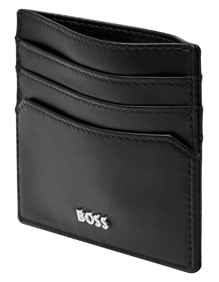Boss Leather Card Holder Classic Smooth Black image 3