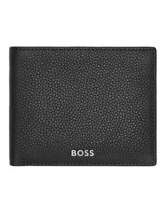 Wallet Classic Grained Black Leather