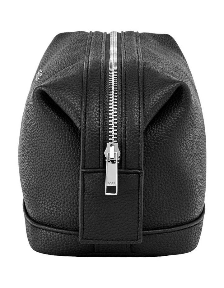 Classic Grained Black Toiletry Bag image 3