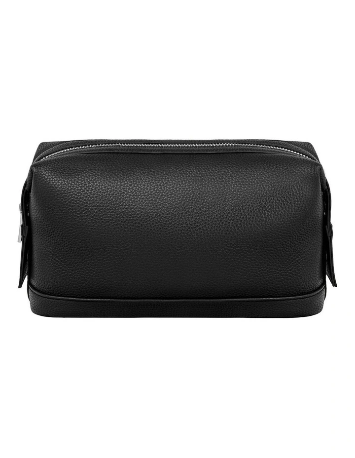 Classic Grained Black Toiletry Bag image 5