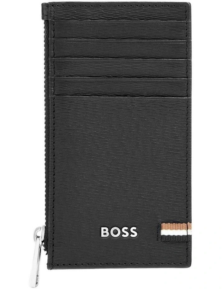Card Holder Zip Iconic Black image 1