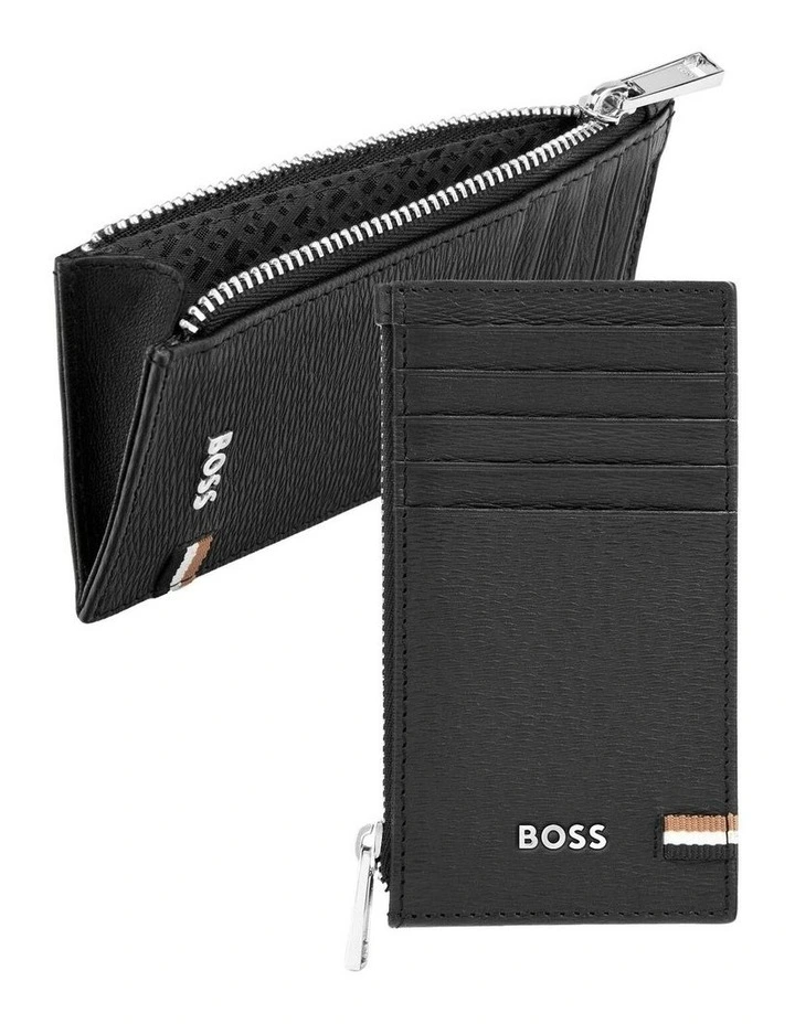 Card Holder Zip Iconic Black image 2