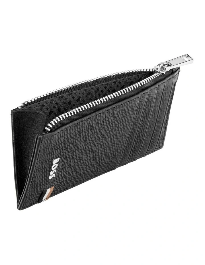 Card Holder Zip Iconic Black image 3