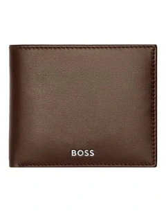 Leather Wallet Classic Smooth Brown