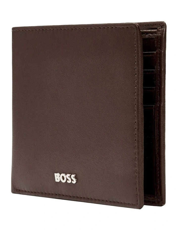 Leather Wallet Classic Smooth Brown image 3