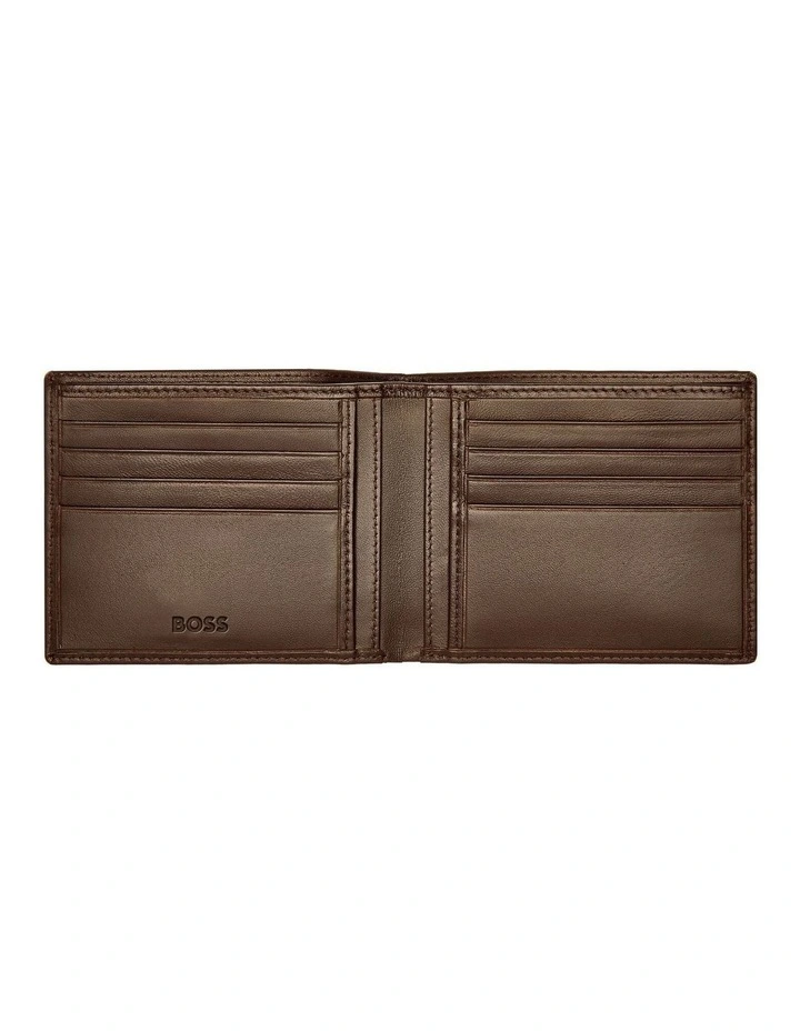 Leather Wallet Classic Smooth Brown image 4
