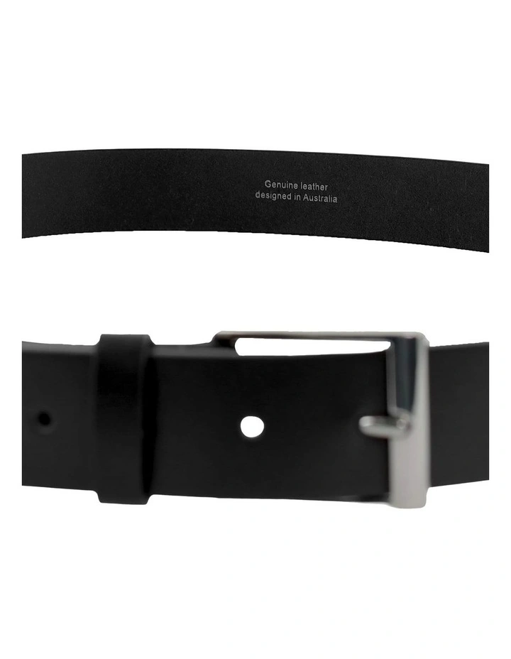 Pierre Cardin Genuine Leather Belt MEDIUM 110cm in Black image 4