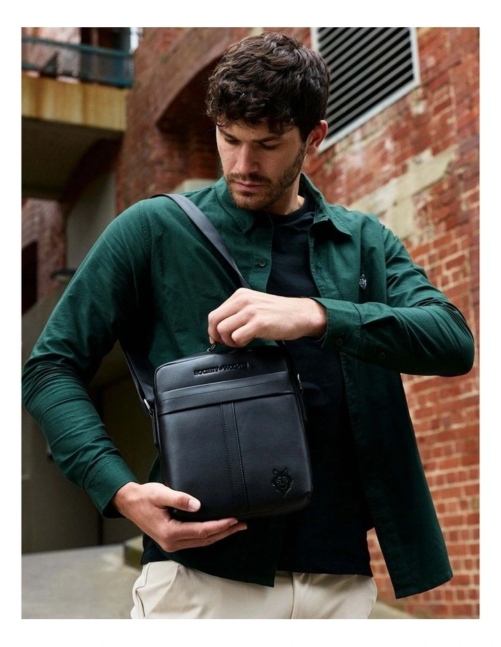 Leather Cross Body Bag image 4