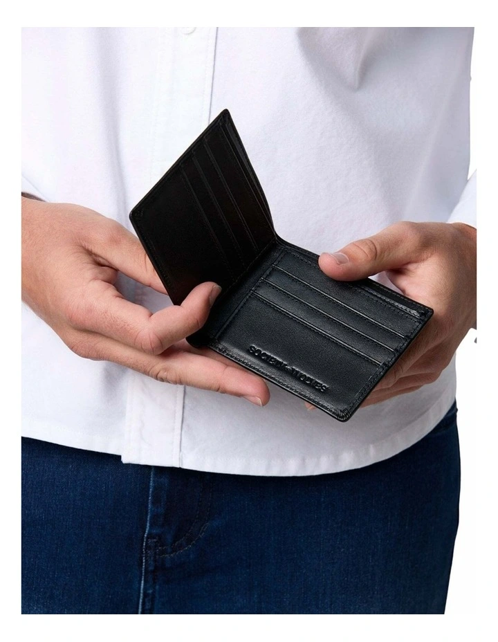 Leather Bi Fold Wallet image 3