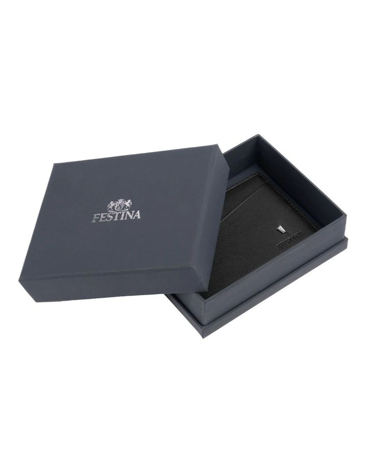 Festina - Leather Card Holder Classicals Black image 4