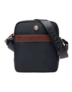 Festina Reporter bag Button Navy & Brown