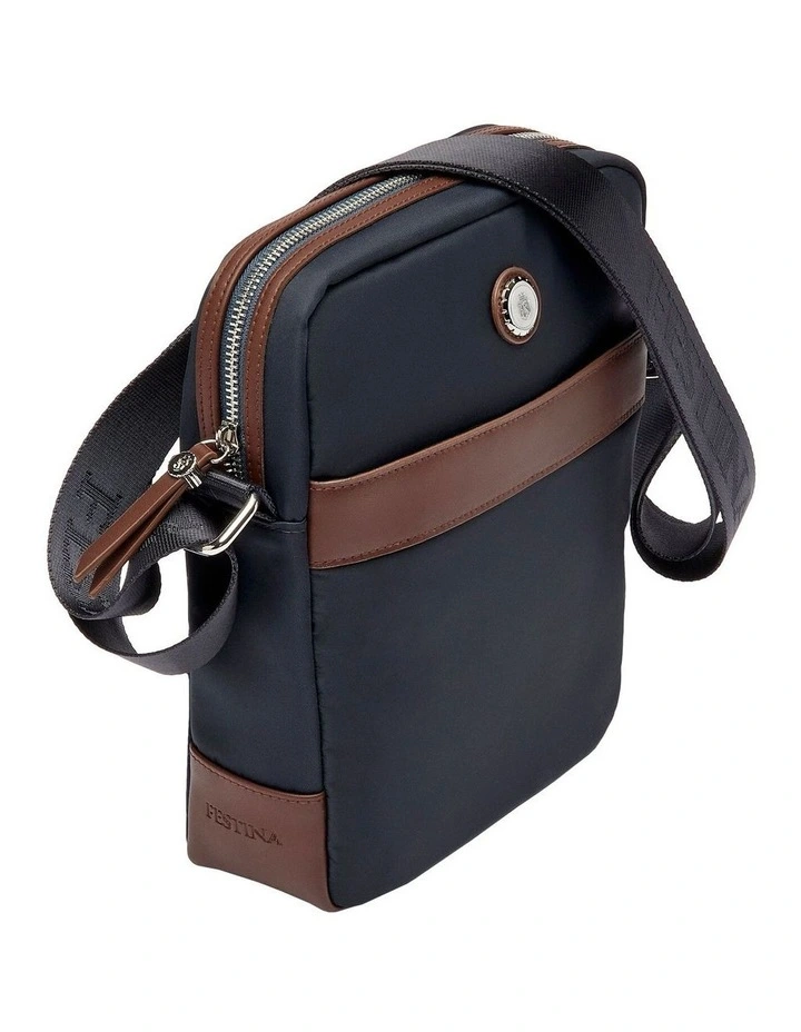 Festina Reporter bag Button Navy & Brown image 2