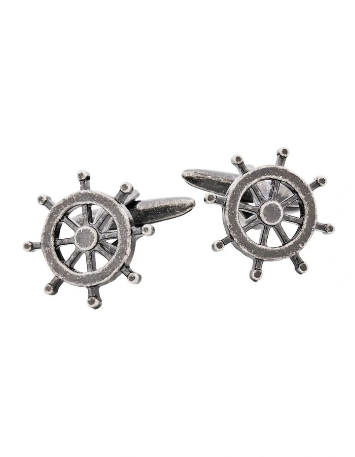 Ship's Wheel Cufflinks image 1