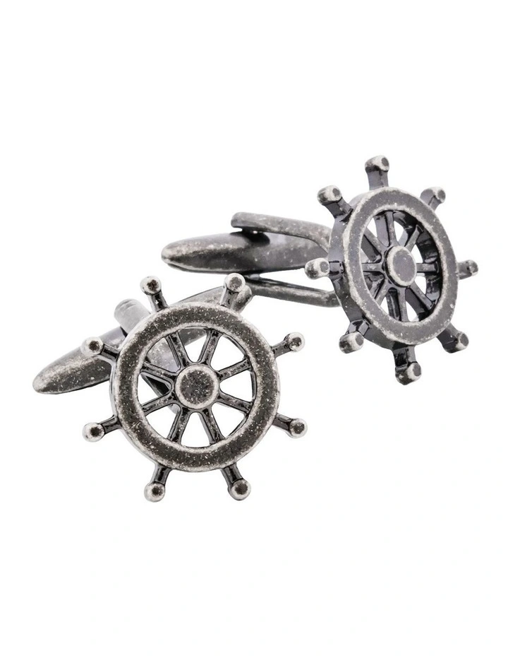 Ship's Wheel Cufflinks image 2