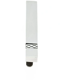 Polished Stainless Steel Tie Slide with Fibreglass inlay