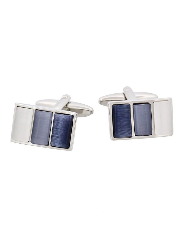 Cat's eye Cufflinks multi grey image 1