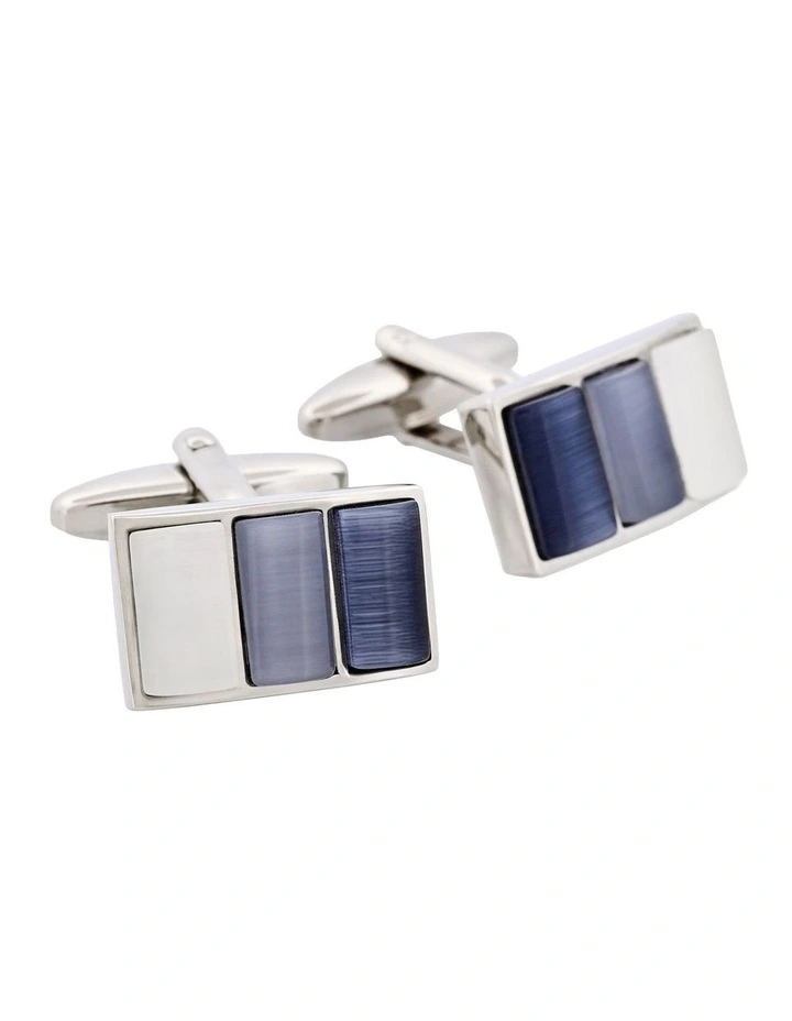 Cat's eye Cufflinks multi grey image 2