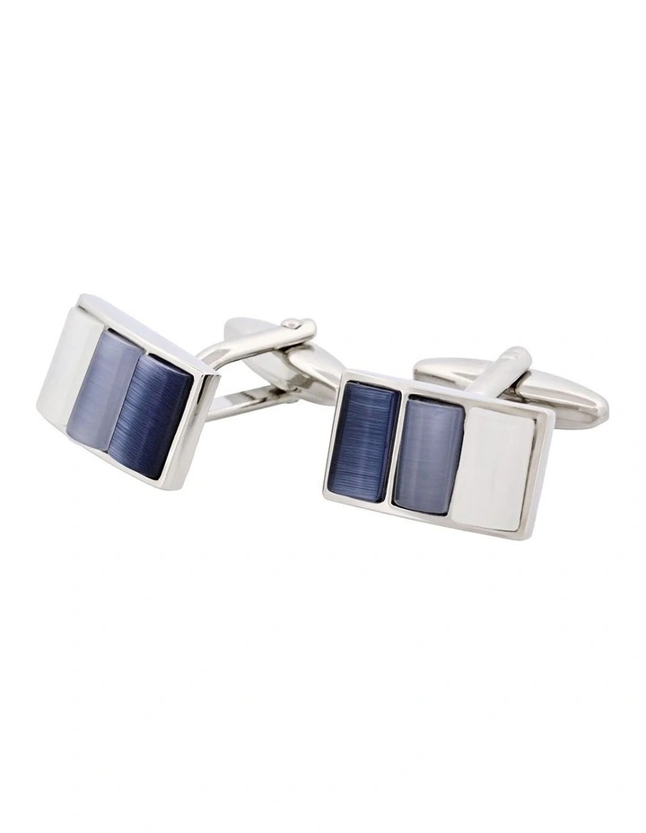 Cat's eye Cufflinks multi grey image 3