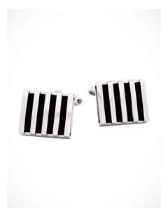 Rhodium Plated Cufflinks