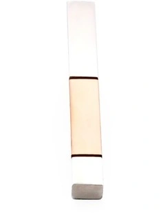 Polished Stainless Steel with Brushed Ion Plated Rose Gold Tie Slide