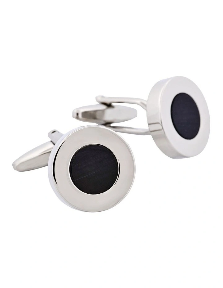 Black cat's eye Cufflinks image 2