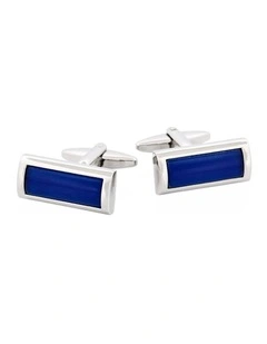 Cat's eye Cufflinks - Sapphire Blue