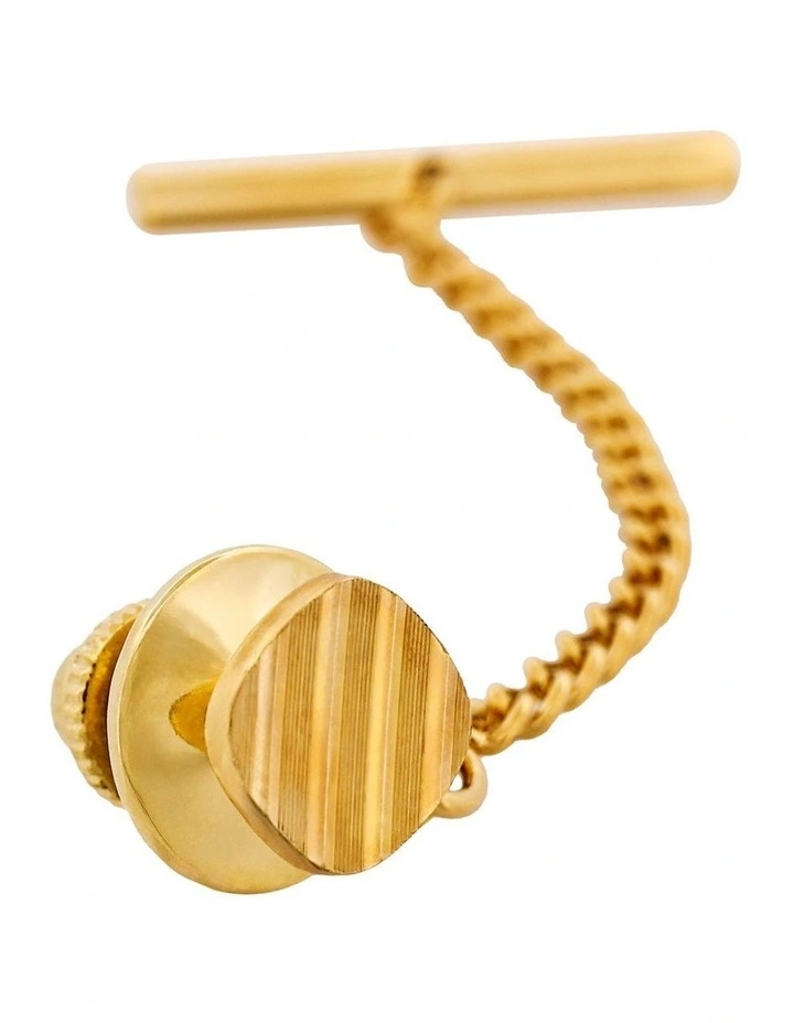 Gold Plated Tie Tak image 2