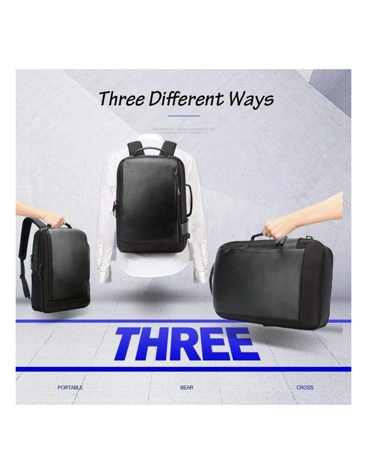 Anti-Theft Waterproof Laptop Backpack Travel Business Work Bag Black image 6