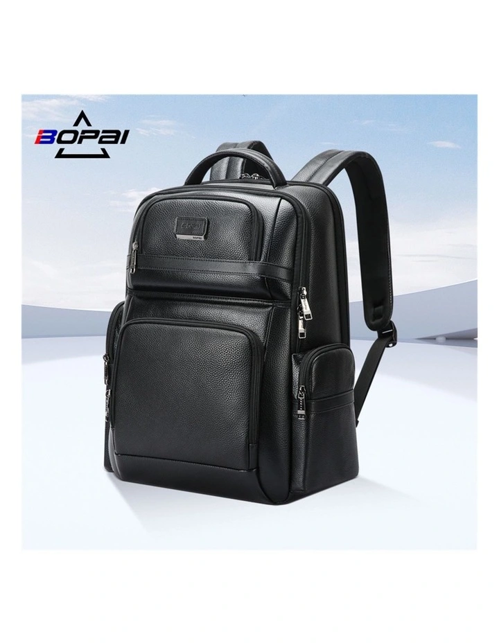 Anti-Theft Waterproof Laptop Backpack Travel Business Work Bag Black image 2
