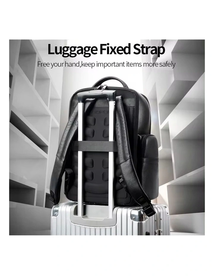 Anti-Theft Waterproof Laptop Backpack Travel Business Work Bag Black image 3