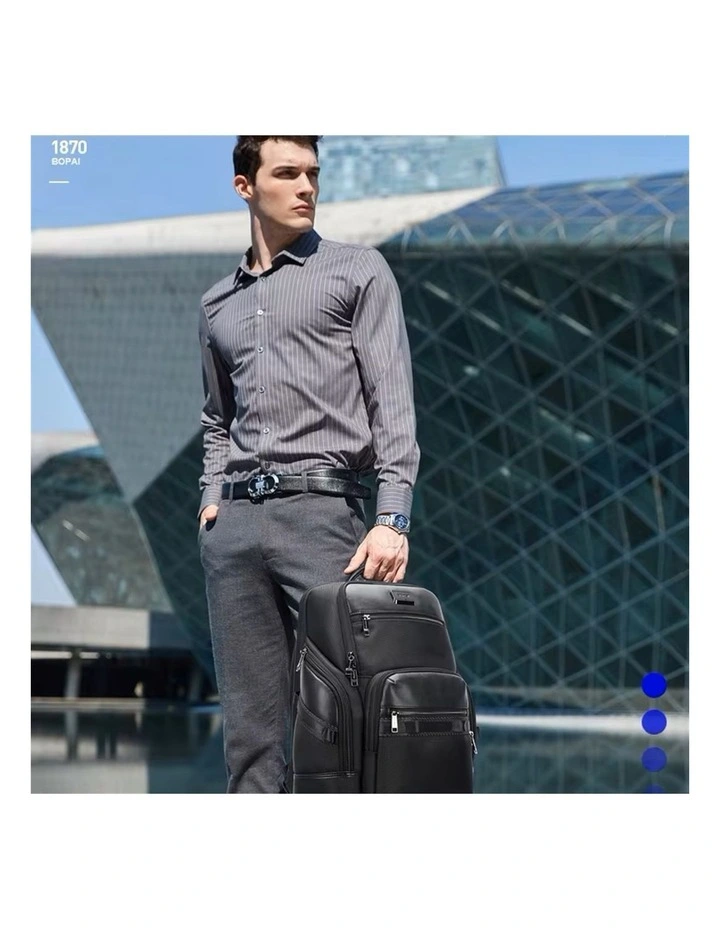 Anti-Theft Waterproof Laptop Backpack Travel Business Work Bag Black image 4