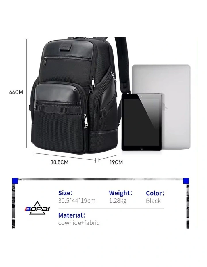 Anti-Theft Waterproof Laptop Backpack Travel Business Work Bag Black image 5