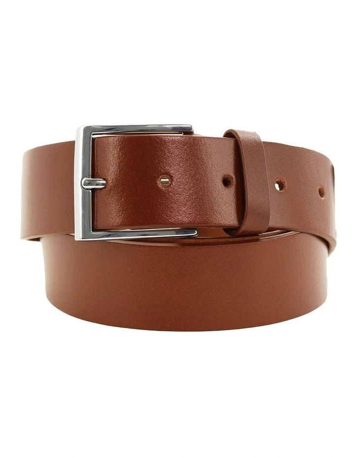 Pierre Cardin Genuine Leather Belt MEDIUM 110cm in Cognac image 1