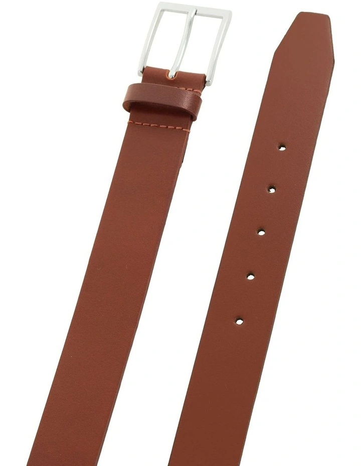 Pierre Cardin Genuine Leather Belt MEDIUM 110cm in Cognac image 2