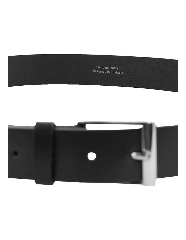 Pierre Cardin Genuine Leather Belt LARGE 130cm in Black image 4