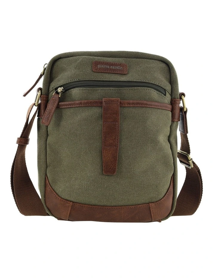 Pierre Cardin Canvas Crossbody Bag in Brown image 4