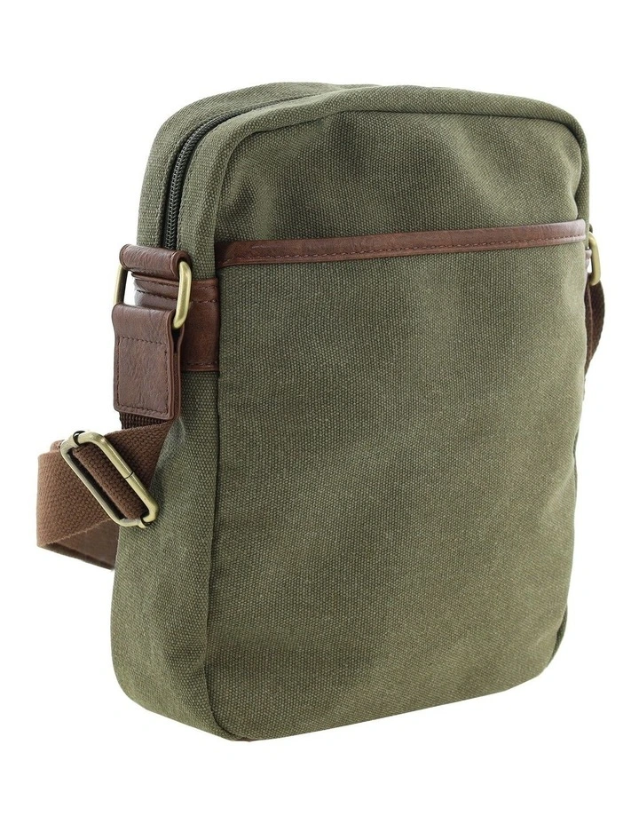 Pierre Cardin Canvas Crossbody Bag in Brown image 5