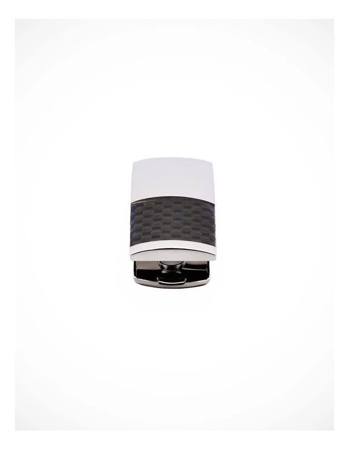Stainless/Carbon Fibre Money Clip image 1
