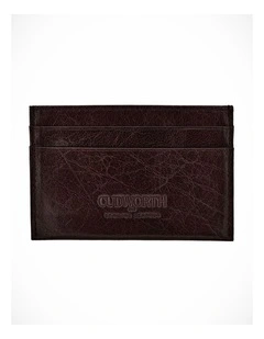 Brown Leather Card Wallet