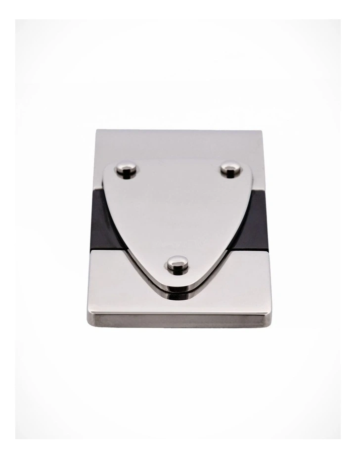 Polished Stainless Steel with Ion Plated Black Money Clip image 2
