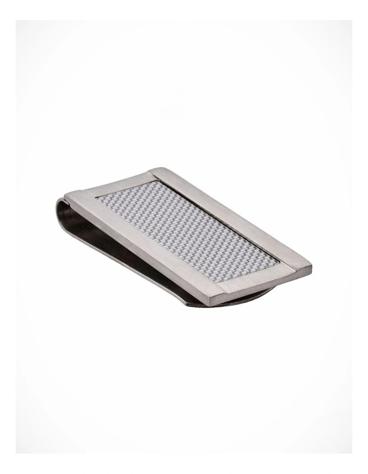 Stainless Steel & Fibreglass Inlay Money Clip image 3