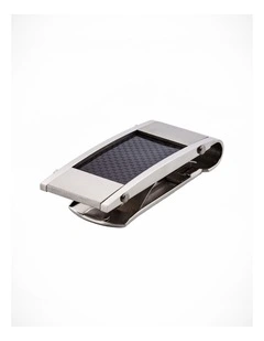 Stainless Steel Carbon Money Clip