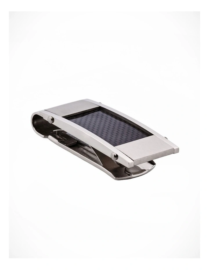 Stainless Steel Carbon Money Clip image 3