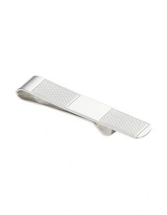 Rhodium plated Sterling Silver Money Clip