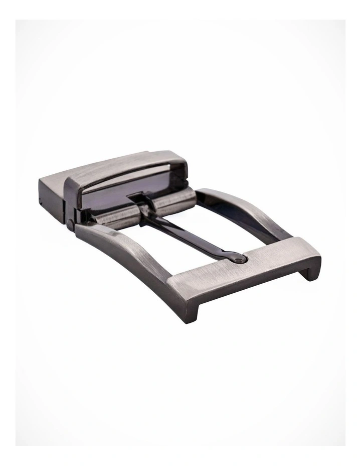 Brushed Silver Reversible Belt Buckle image 2