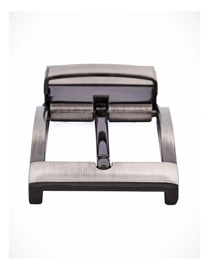 Brushed Silver Reversible Belt Buckle image 3